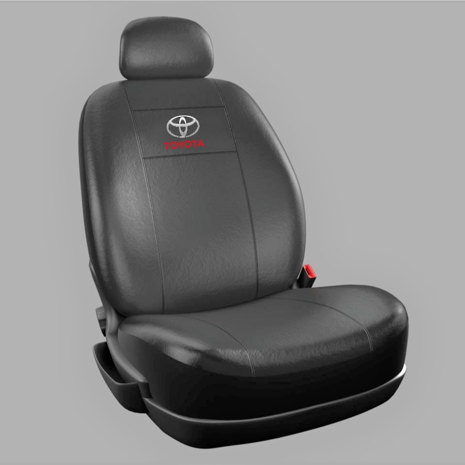 Fundas de ecocuero c/logo Toyota